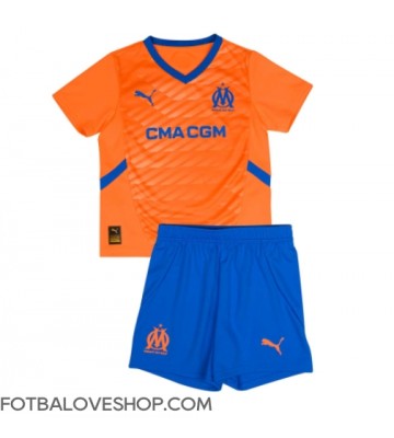 Olympique de Marseille Dětské Alternativní Dres 2024-25 Krátký Rukáv (+ trenýrky)